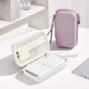 Power Bank Storage Bags Hard Disk Protective Case Multi-functional Digital Storage Organizer Waterproof PU Hard Shell Tech Bag