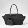 Cowhide Lady's Tote Bag Luxury Waterproof Black Leather Blue Handbag Desinger Crossbody Bag Commuter Shoulder Bag Shopping 2025
