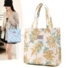 2024 women's shopping handbag large capacity waterproof printed nylon cloth bag, shoulder bag, designer luxury student hand bag