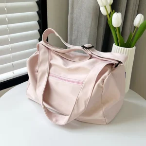 Large Capacity Nylon Travel Tote Bag for Man Women Single Shoulder Messenger Yoga Sports Satchel Fashion Handbag Gym Bags